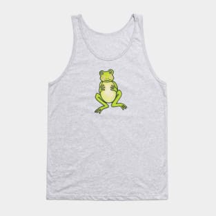 Funny Green Frog Tank Top